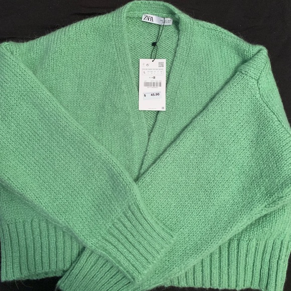 Zara Sweaters - Green Zara Cardigan